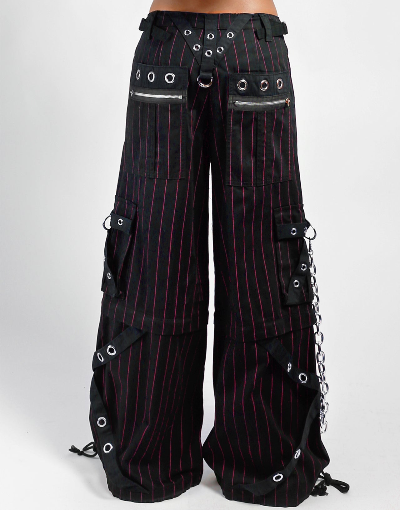 GODFATHER CHAIN PANT RED STRIPE