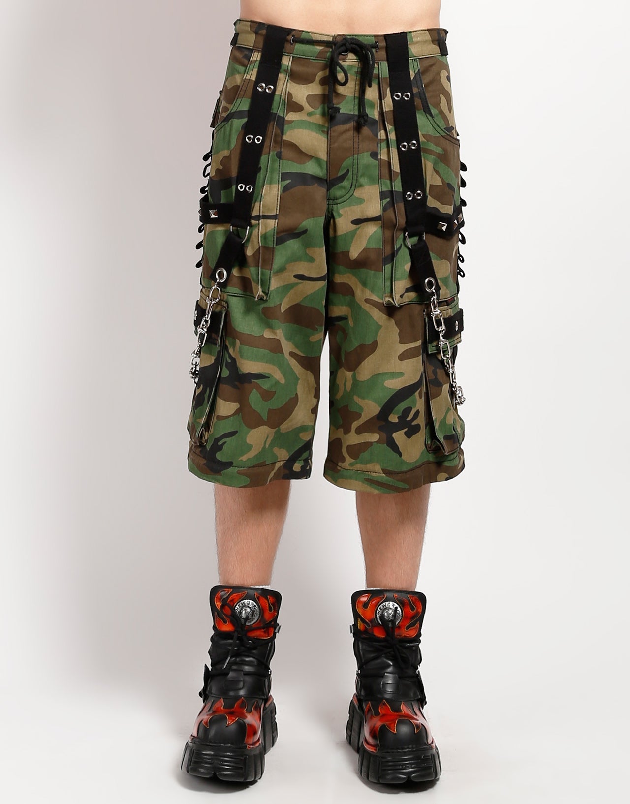 Uncle Sam Trousers With Cargo Pocket And Hammer Loop, Colour Olive Camouflage, Size 50 : Buy Online At Best Price In KSA - Souq Is Now