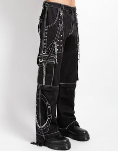 STEP CHAIN PANT WITH WHITE STITCH