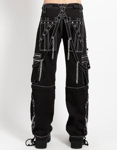 STEP CHAIN PANT WITH WHITE STITCH