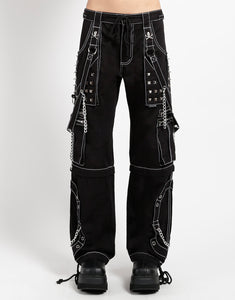STEP CHAIN PANT WITH WHITE STITCH
