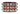 3 ROW PYRAMID RED STUD PATENT BRACELET