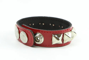 1 ROW PYRAMID RED BRACELET