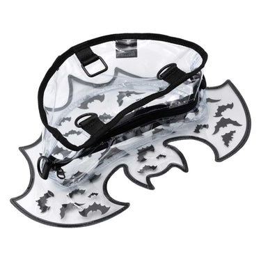 BAT SHAPED CLEAR VINYL BACKPACK
