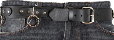 LOOP AND RING BELT BLACK