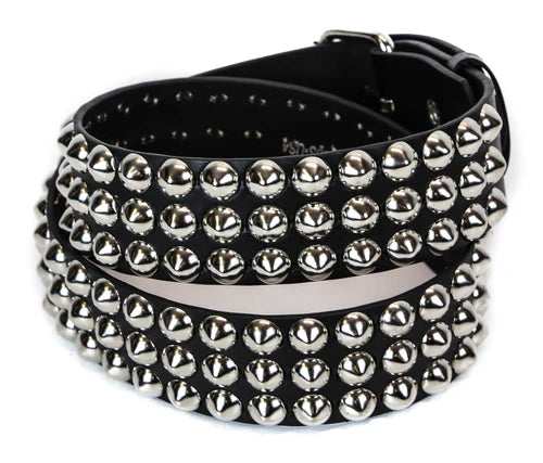 3 ROW CONICAL STUD BELT