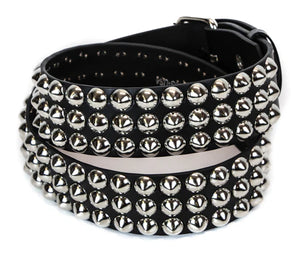 3 ROW CONICAL STUD BELT