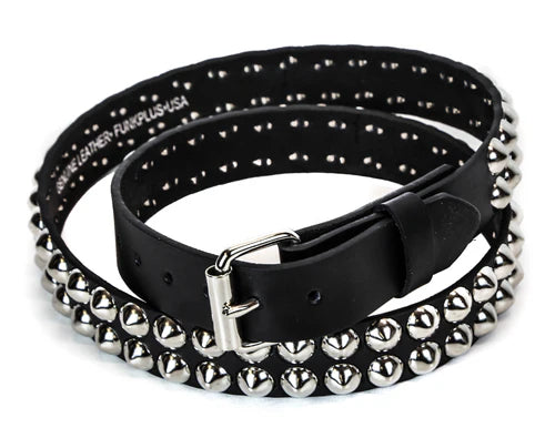 2 ROW CONICAL STUD BELT