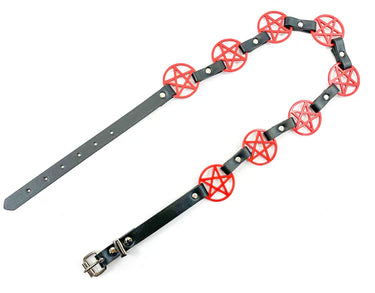 PENTAGRAM LINK BELT RED
