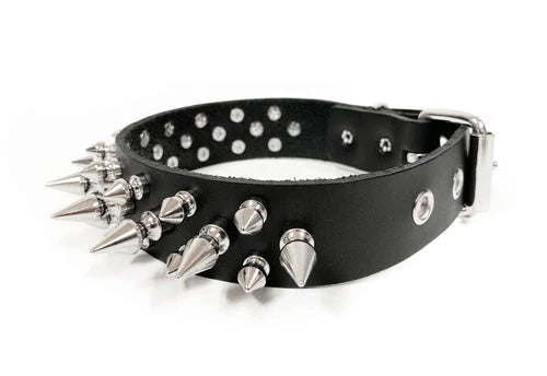 3 ROW SPIKE CHOKER