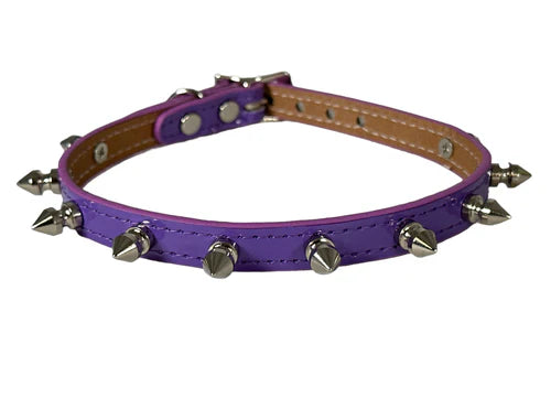 SPIKE CHOKER PURPLE