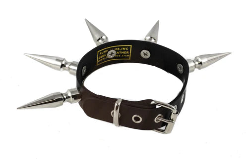 CHOKER WITH 3 INCH SPIKES