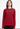 STRIPE KNIT TOP RED BLACK