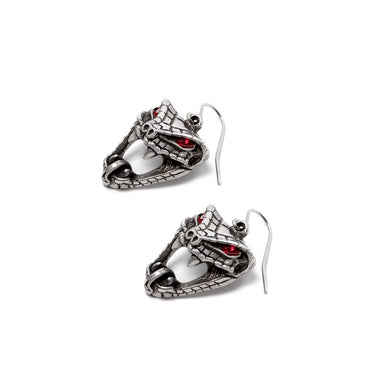 SNAKE BITE DROPPER EARRINGS