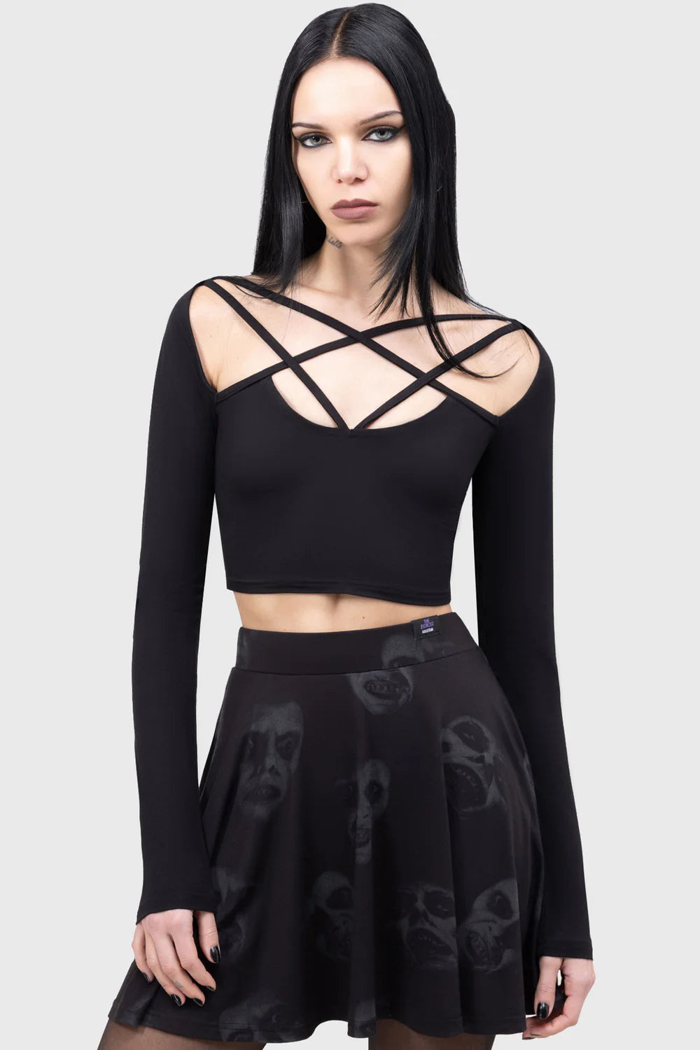 EXCELLENT DAY FOR AN EXORCISM SKATER SKIRT