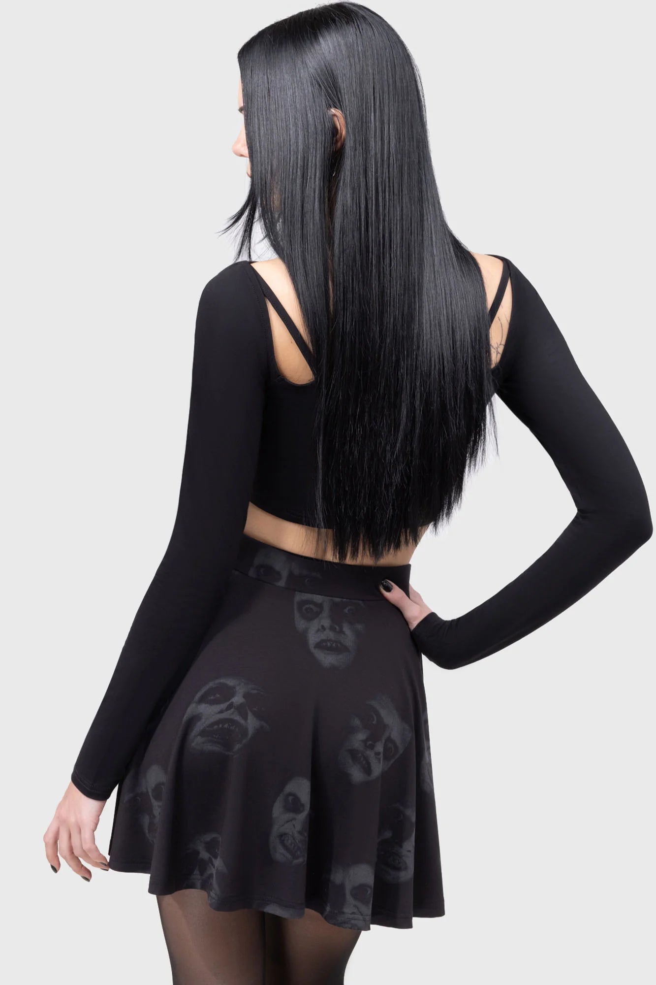 EXCELLENT DAY FOR AN EXORCISM SKATER SKIRT