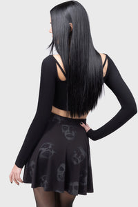 EXCELLENT DAY FOR AN EXORCISM SKATER SKIRT