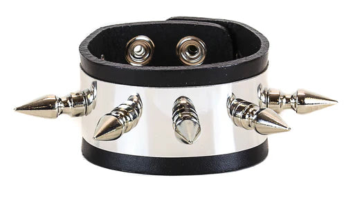 SPIKE/PLATE BRACELET