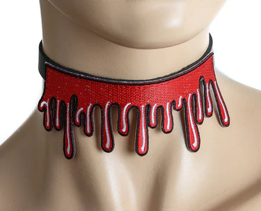 BLOOD DRIP PATCH CHOKER