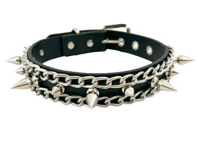 CHAIN SPIKE CHOKER