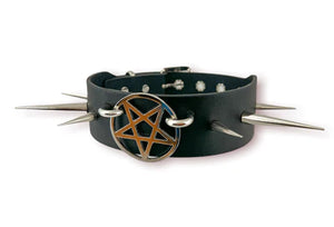 PENTAGRAM/SPIKE CHOKER