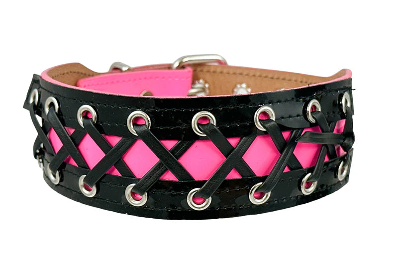 CORSET CHOKER PINK