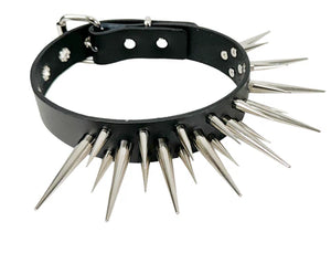 3 ROW SPIKE CHOKER