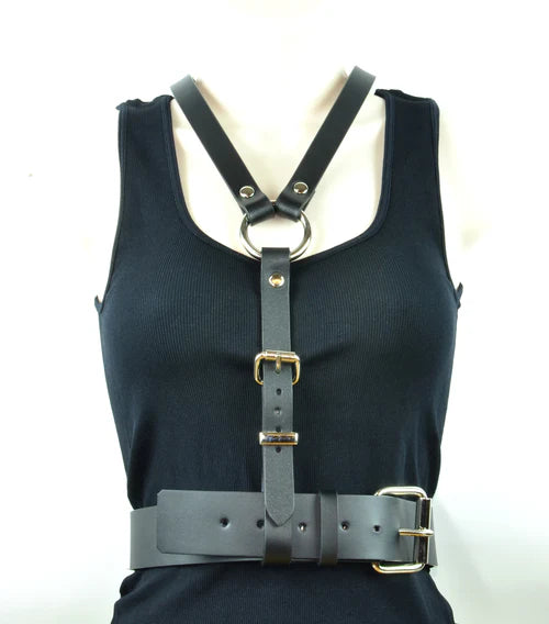 WAIST BELT HARNESS BLACK