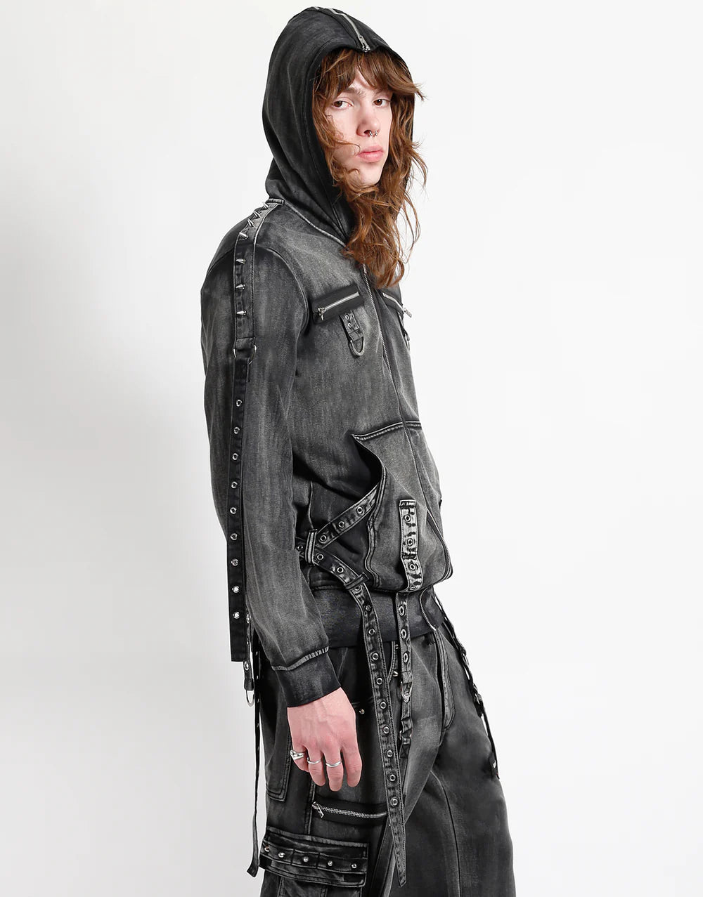 MONSTER HOODY MECHANICAL WASH