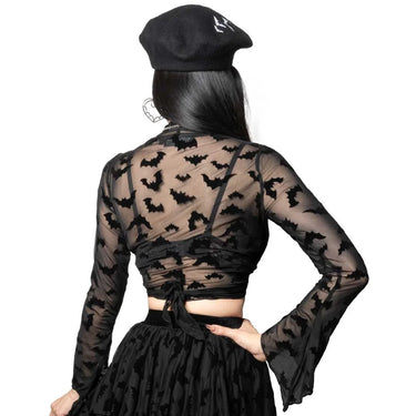 BAT MESH TIE TOP