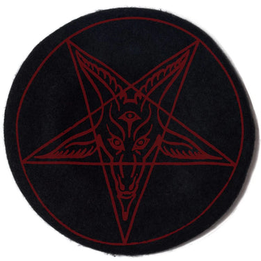 GOAT HEAD BERET BLACK