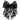 SKULL LACE HAIR BOW