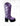 HONKY TONK BOOT IN PURPLE METALLIC