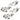 BAT SNAP CLIP SET SLIVER