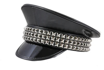 STUDDED CAPTAINS HAT