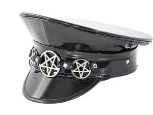 SILVER PENTA CAPTAIN HAT