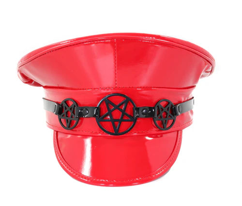 PENTAGRAM HAT RED