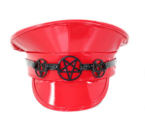 PENTAGRAM HAT RED