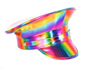 RAINBOW CAPTAIN HAT RAINBOW HAT