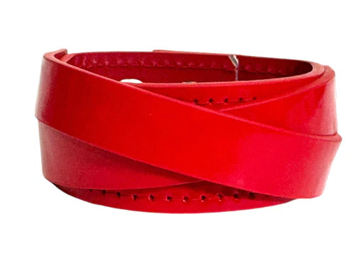 CROSS STRAP BRACELET RED