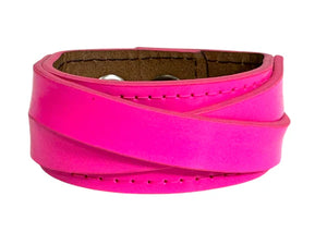 CROSS STRAP BRACELET PINK
