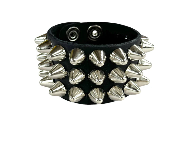 3 ROW UK 77 BRACELET BLACK
