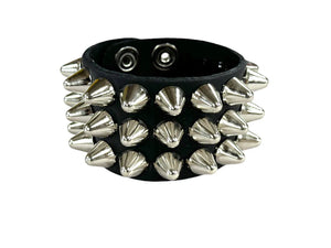 3 ROW UK 77 BRACELET BLACK
