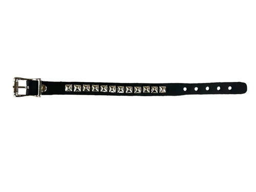 1 ROW MINI PYRAMID BUCKLE BRACELET