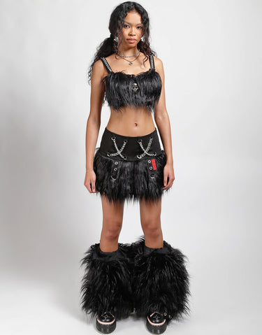 FURTASTIC PLEATED SKIRT