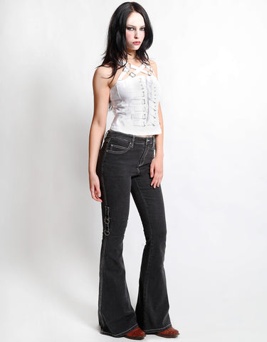 LACED UP CORSET WHITE