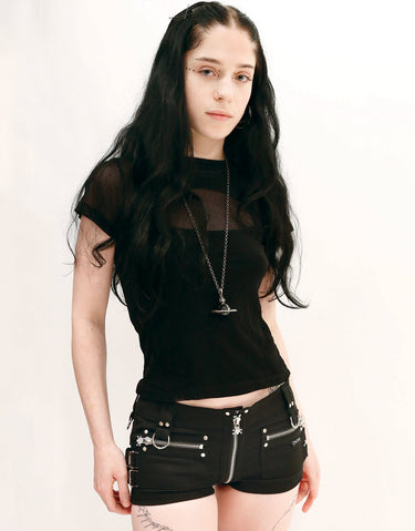 O-RING HIP HUGGER SHORT