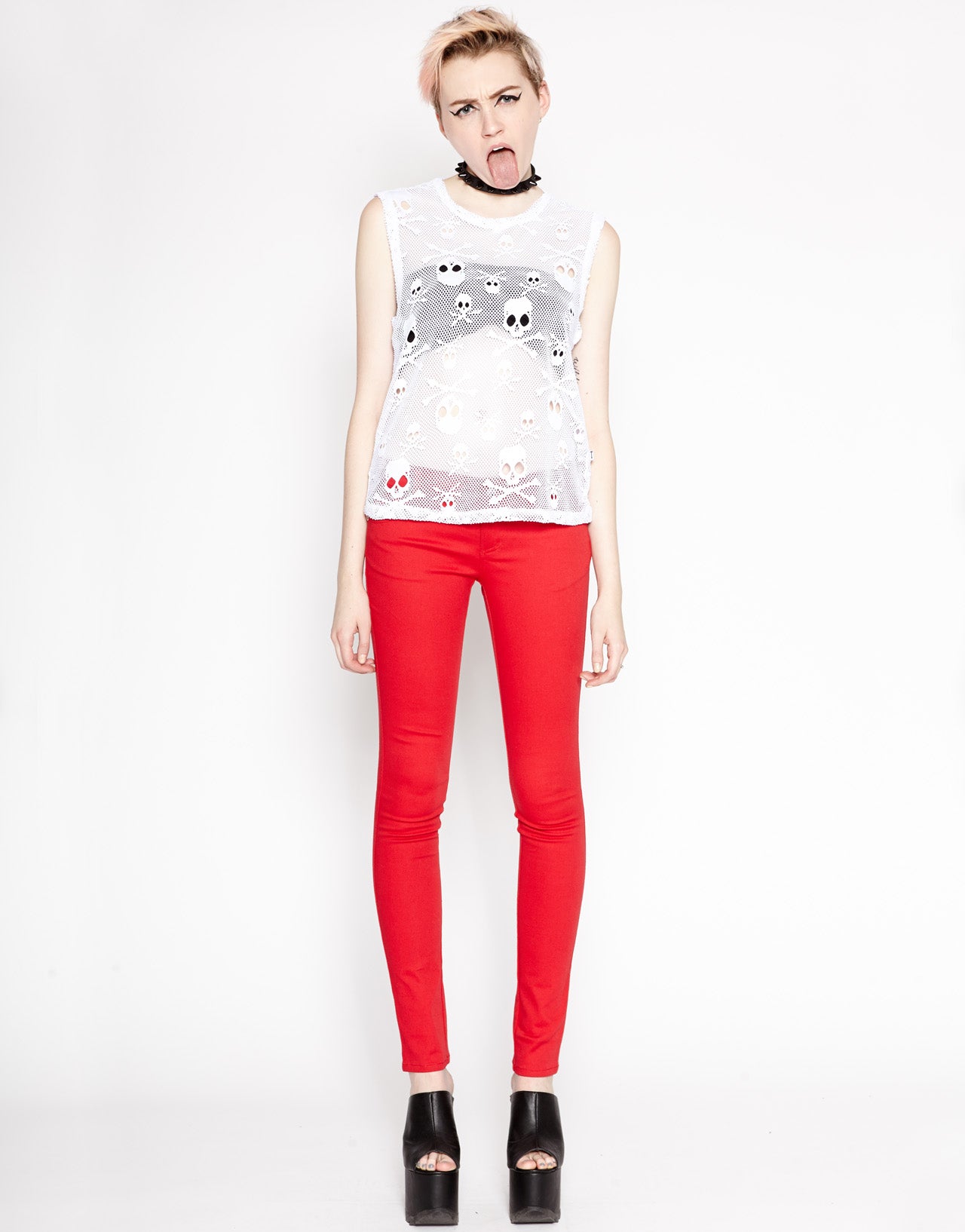 T-BACK JEAN RED