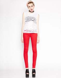 T-BACK JEAN RED