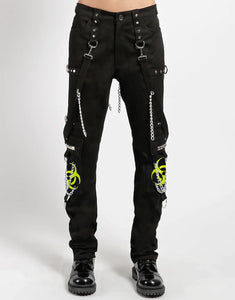 BIOHAZARD BONDAGE BLK/LIME